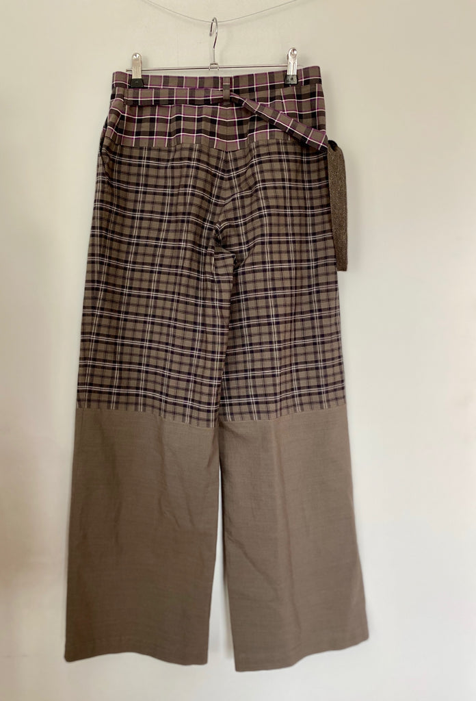 HaaT Issey Miyake check trousers size 2 – chichirara vintage